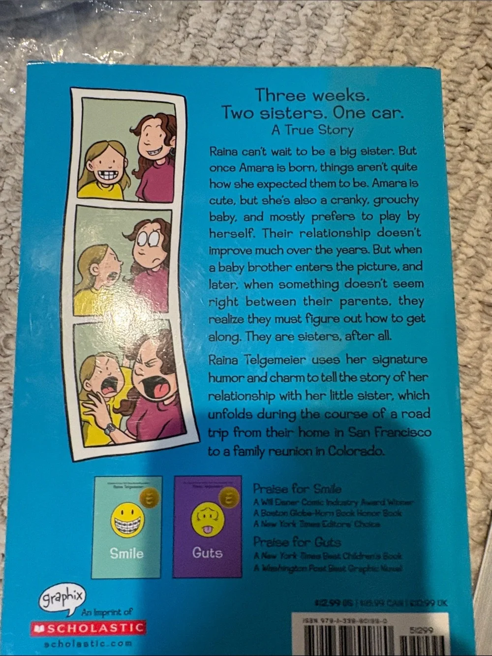 Scholastic Graphic Novels - Blue and Purple Covers